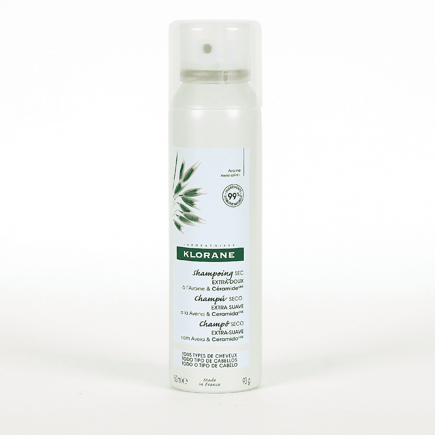 Klorane Champú en Seco a la Leche de Avena 150ml