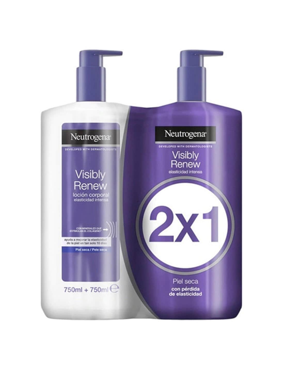 Neutrogena Visibly Renew Loción Corporal Elasticidad Intensa 2x750ml