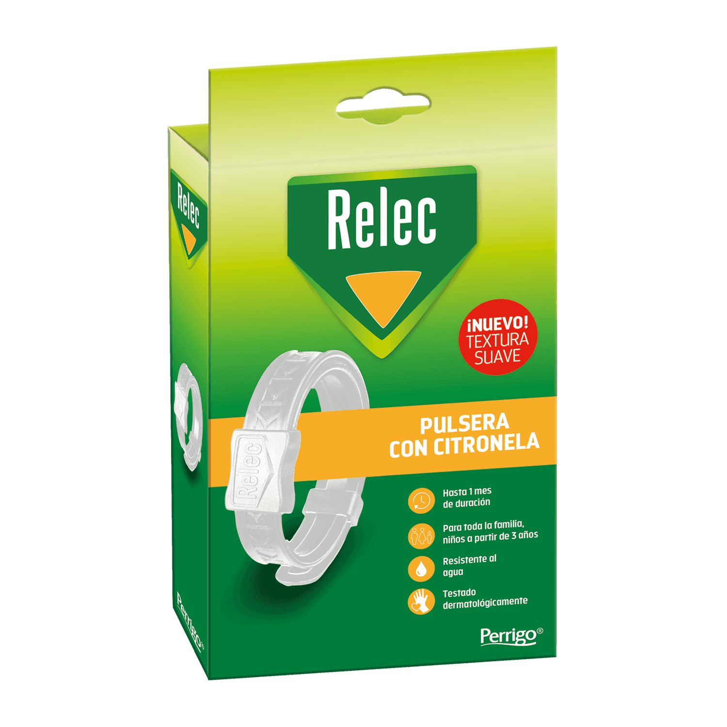Relec Pulsera Citronela Blanco 1 unidad