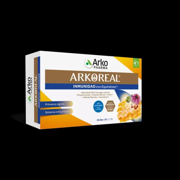 Arkopharma Arkoreal Jalea Real Inmunidad sin azúcares 20 ampollas x 15ml