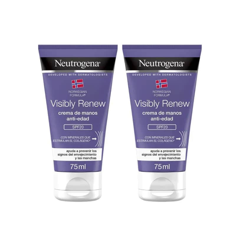 Neutrogena Crema Manos Anti Edad SPF20 2x75ml
