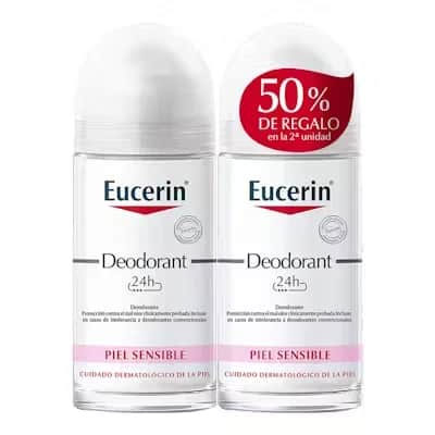 Eucerin pH5 Pack Desodorante Piel Sensible Roll-On 24h 2x50ml