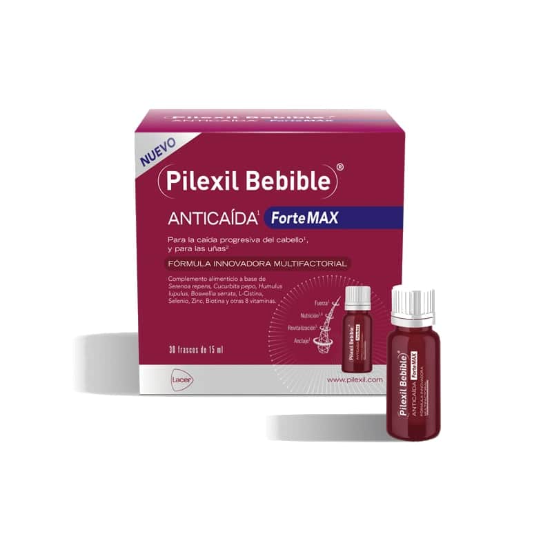 Pilexil Anticaída Fortemax Bebible 30 frascos