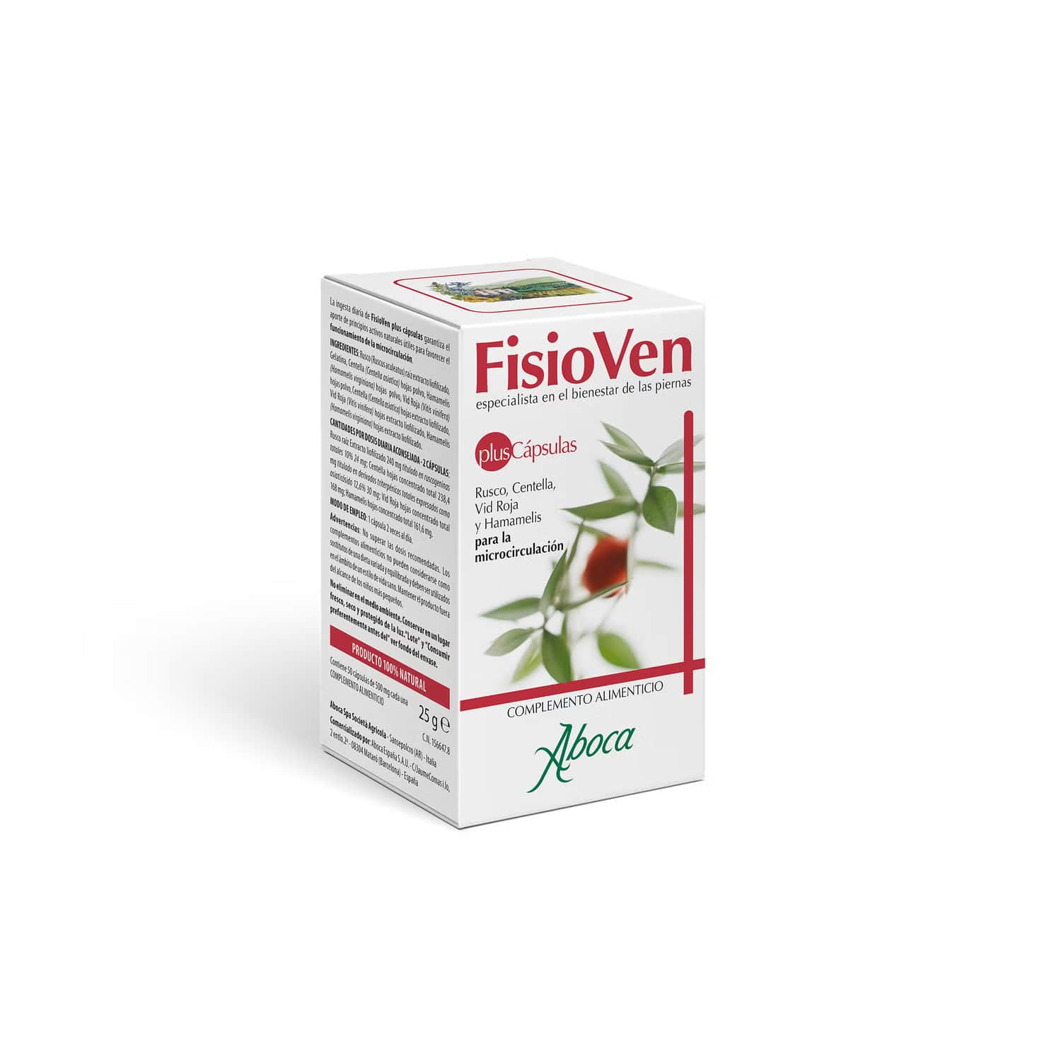 Aboca Fisioven Plus 50 cápsulas