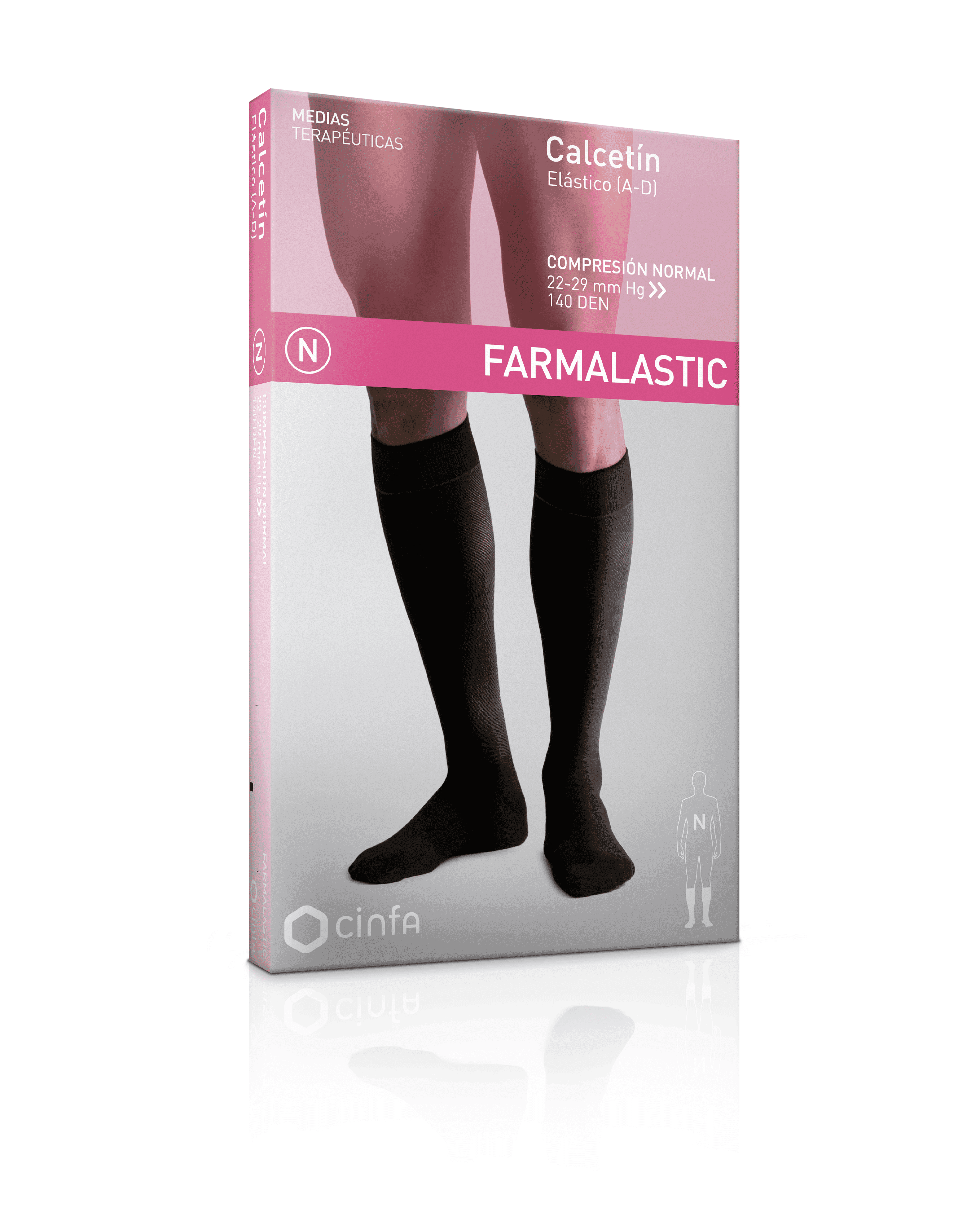 Farmalastic Calcetin Compresion Normal Talla M