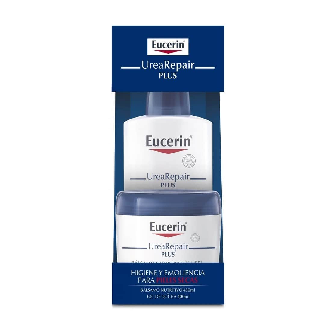 Eucerin UreaRepair Pack Gel de Baño 5% Urea 400ml + Bálsamo Nutritivo 5% Urea 450ml
