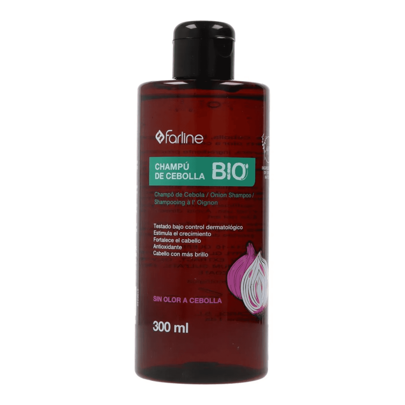 Farline Champú de Cebolla Bio 300ml