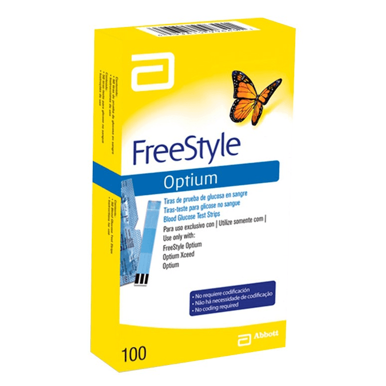 Abbott FreeStyle Optium 100 unidades