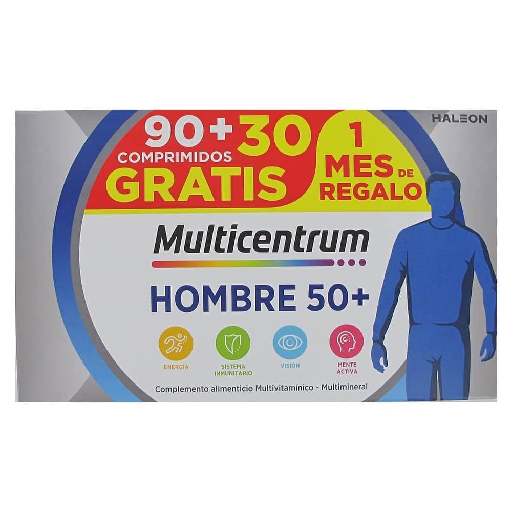 Multicentrum Hombre 50+ 120 comprimidos