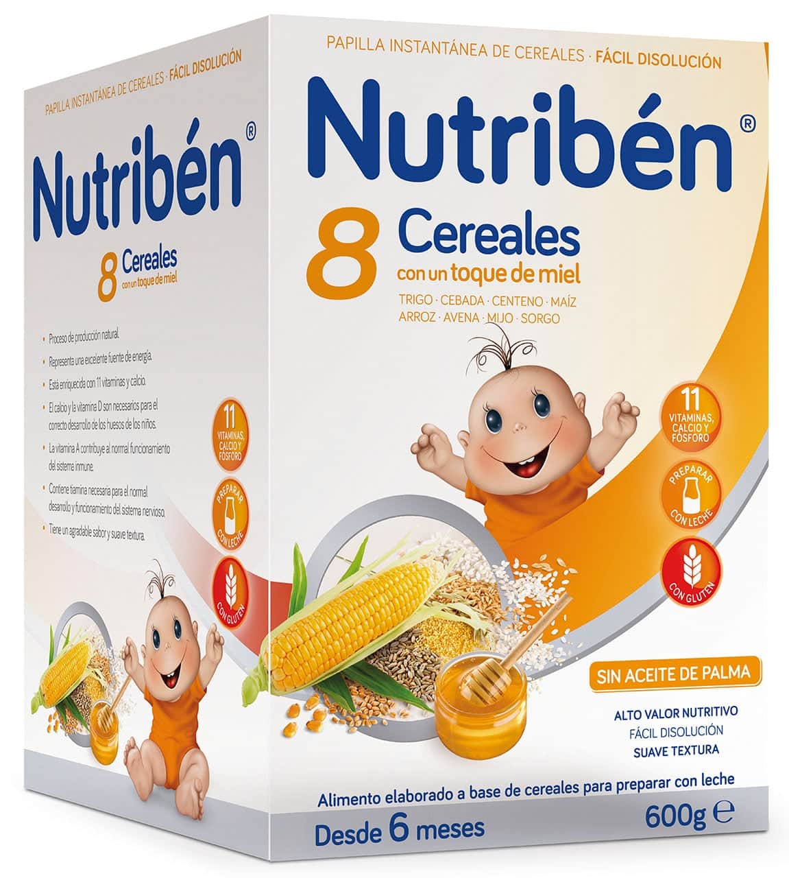 Nutribén 8 Cereales y Miel 600gr