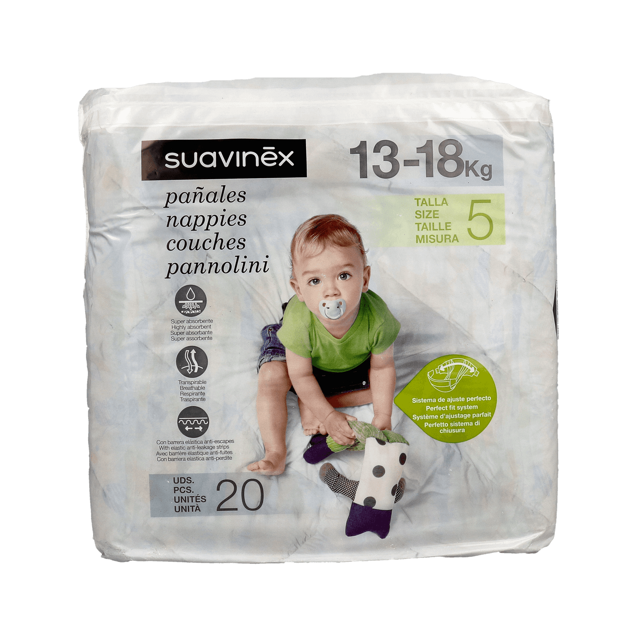 Suavinex Pañales 12-18 kg 20 unidades