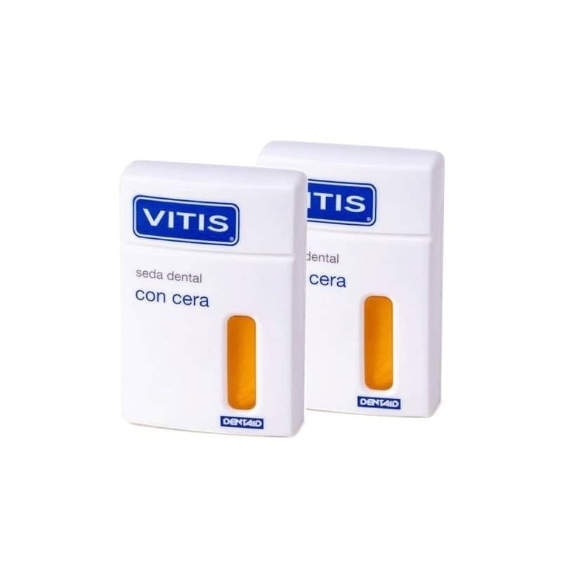 Vitis Seda Dental Suave con Flúor y Menta 2 x 50m